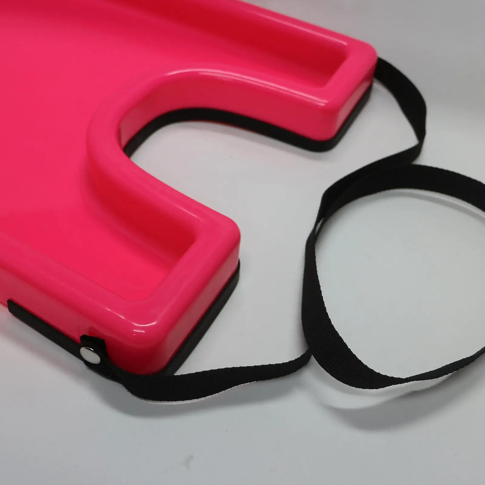 حوض غسيل الشعر المحمول للمنزل أو الصالون، وردي