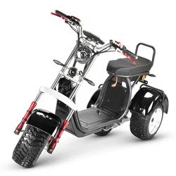 electric tricycles 4000W 60V 40AH scooter with pedal citycoco COC dropshipping trike ebike