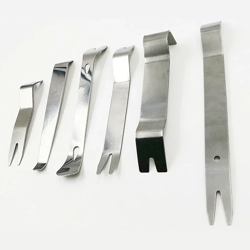 مجموعة أدوات إزالة الصواميل الداخلية للسيارة من الفولاذ المقاوم للصدأ، أداة تثبيت إزالة الصوت مع حقيبة قماش #5