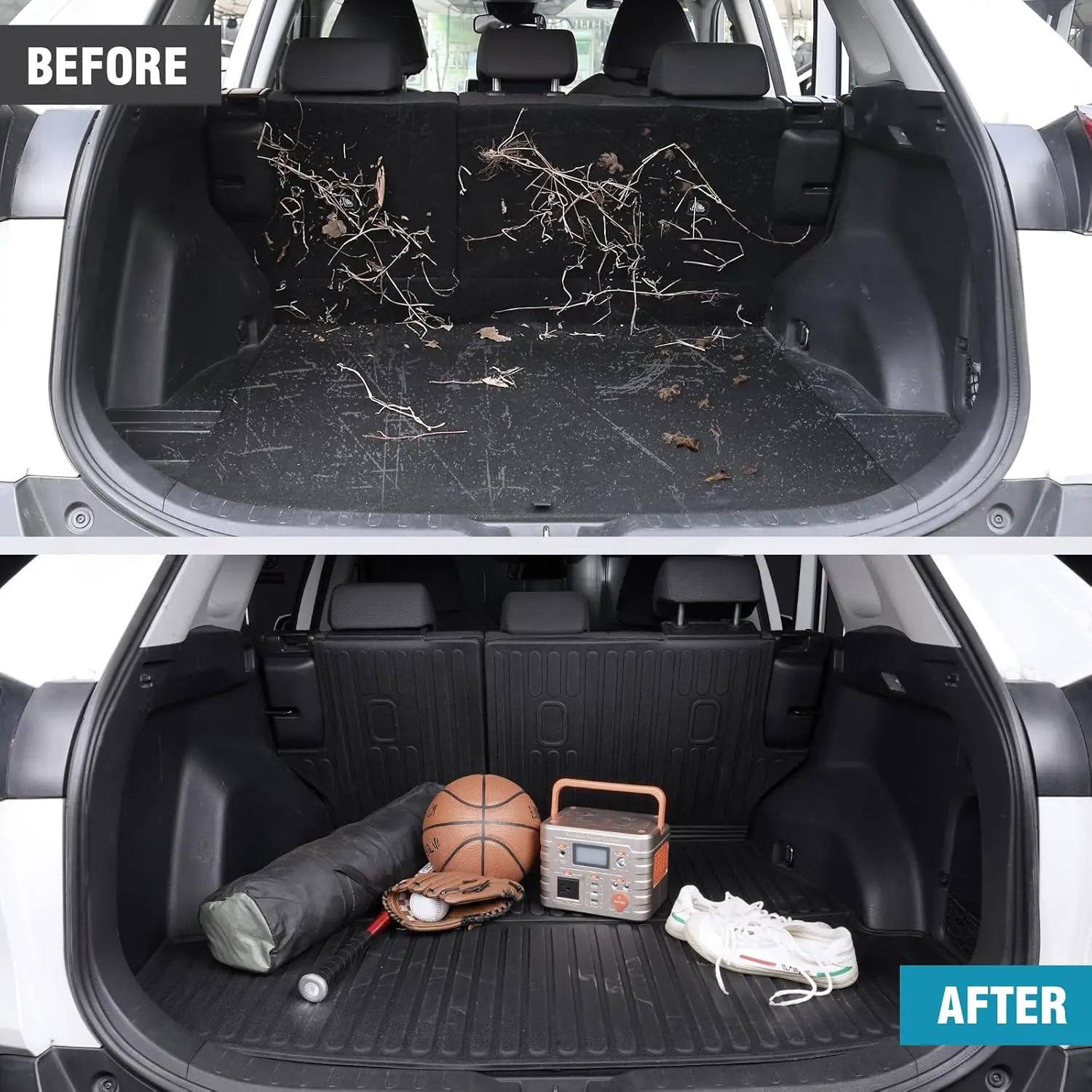 Custom Fit Trunk Cargo Mat for Jeep Wrangler JK JL Grand Cherokee Compass Renegade 2007-2025 Waterproof Boot Liner Rubber Tray