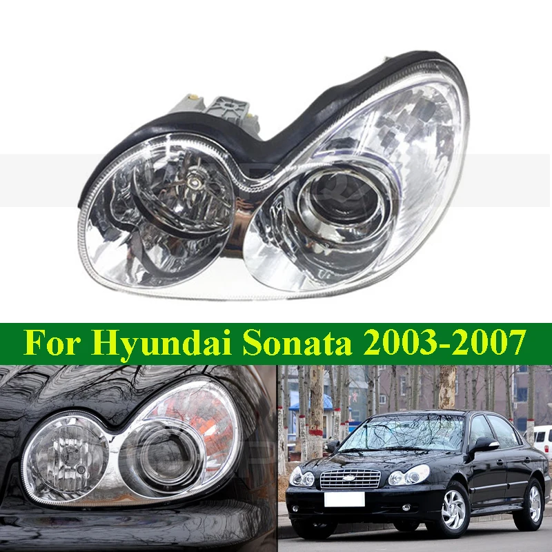 

CAPQX Front Bumper Head Light For Hyundai Sonata 2003-2007 Head Lamp Headlamp Headlight Car Light