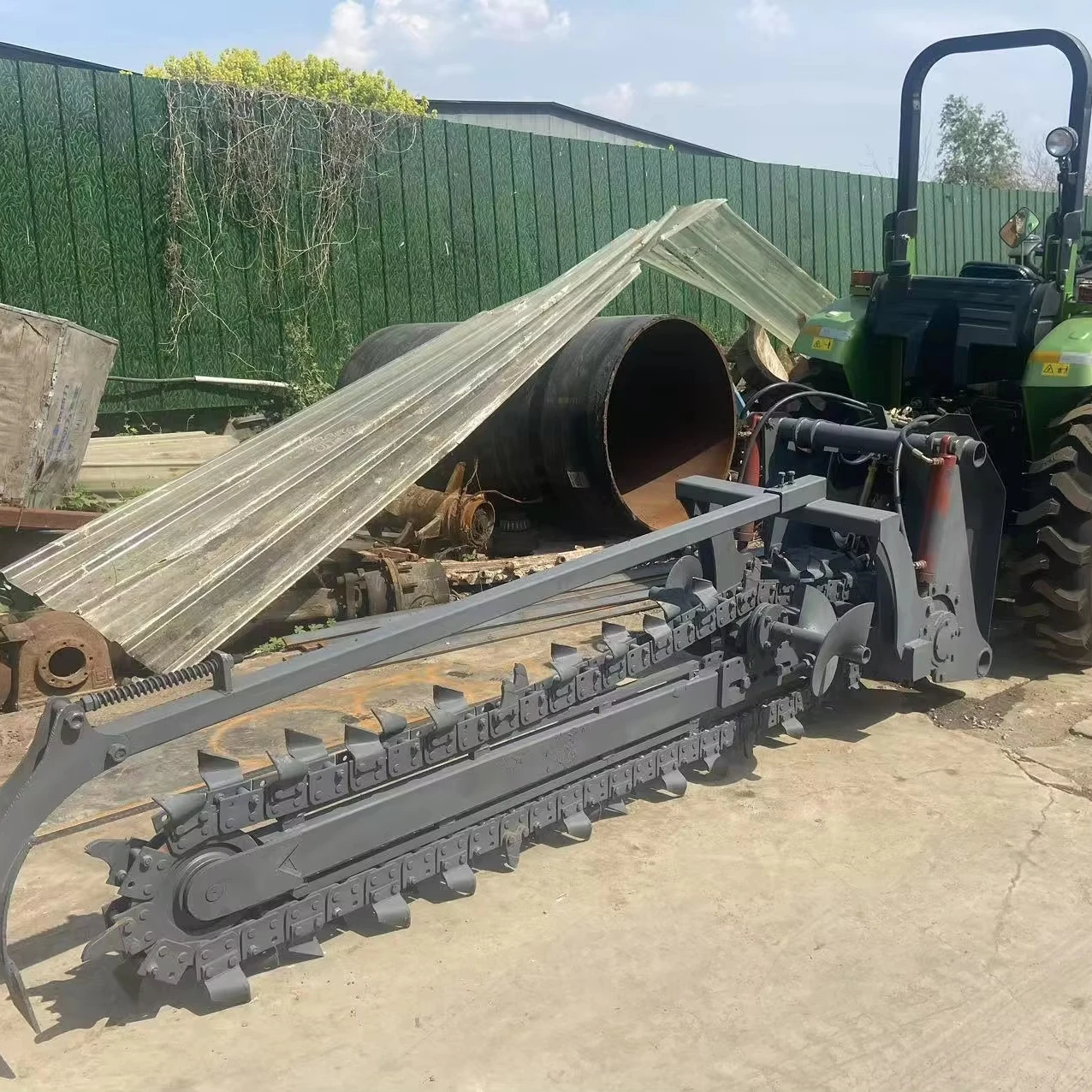 Special Trencher 3-Point PTO Tractor Agricultural Ditches Farm Machinery and Equipment Johndeer Tractor