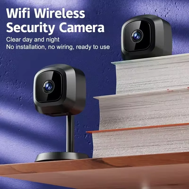 5MP Mini WiFi Camera Home Indoor Motion Detection HD Infrared Night Vision Built-in Baby Monitor Wireless WiFi Camera