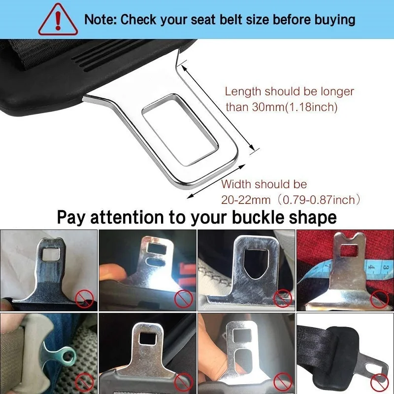 36cm Car Seat Belt Extender Safety Belt Buckle Extension Adjustable Seatbelt Clip Plug Universial Auto Car Interior Accessories