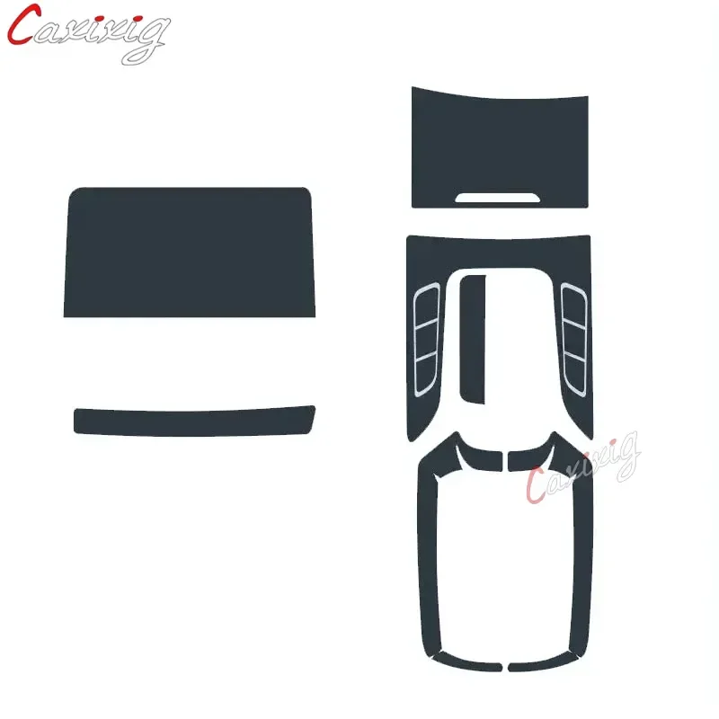 Anti-scratch Car Door Center Console Media Dashboard Navigation TPU Protector Film For MG HS 2019-2022 Car Interior Accessories