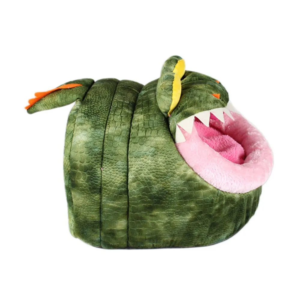 

Mini Warm Sleep Pet Cushion Pad Bed Crocodile Shape Design Perfect for Sofa Bed Car Travel Hamster Hedgehog Squirrel Mice Rats