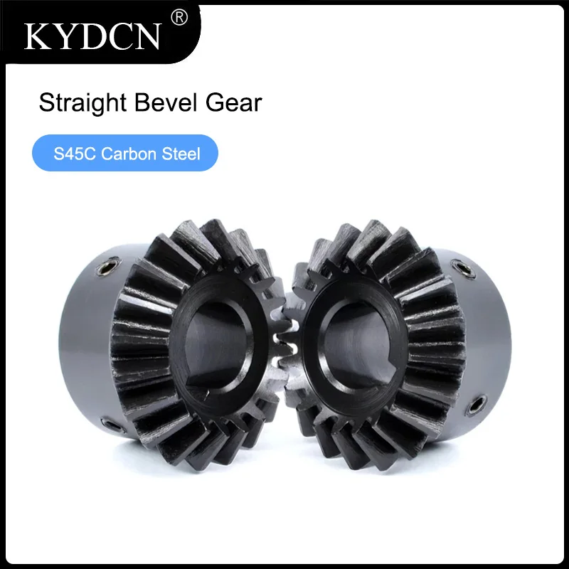 1Pcs Straight Bevel Gear S45C Carbon Steel 90 Degree Miter Gear M1 M1.5 M2 M2.5 M3 15/20/25/30 Teeth for CNC Parts