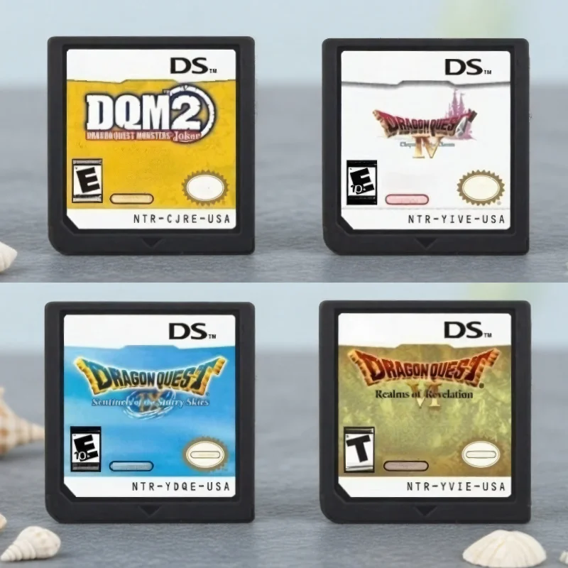 NDS Game Cartridge,  Monster Joker, Heroes Rocket Slime, Game Card, Supports En, Fr, De, Es, It,Compatible with 3DS, NDS