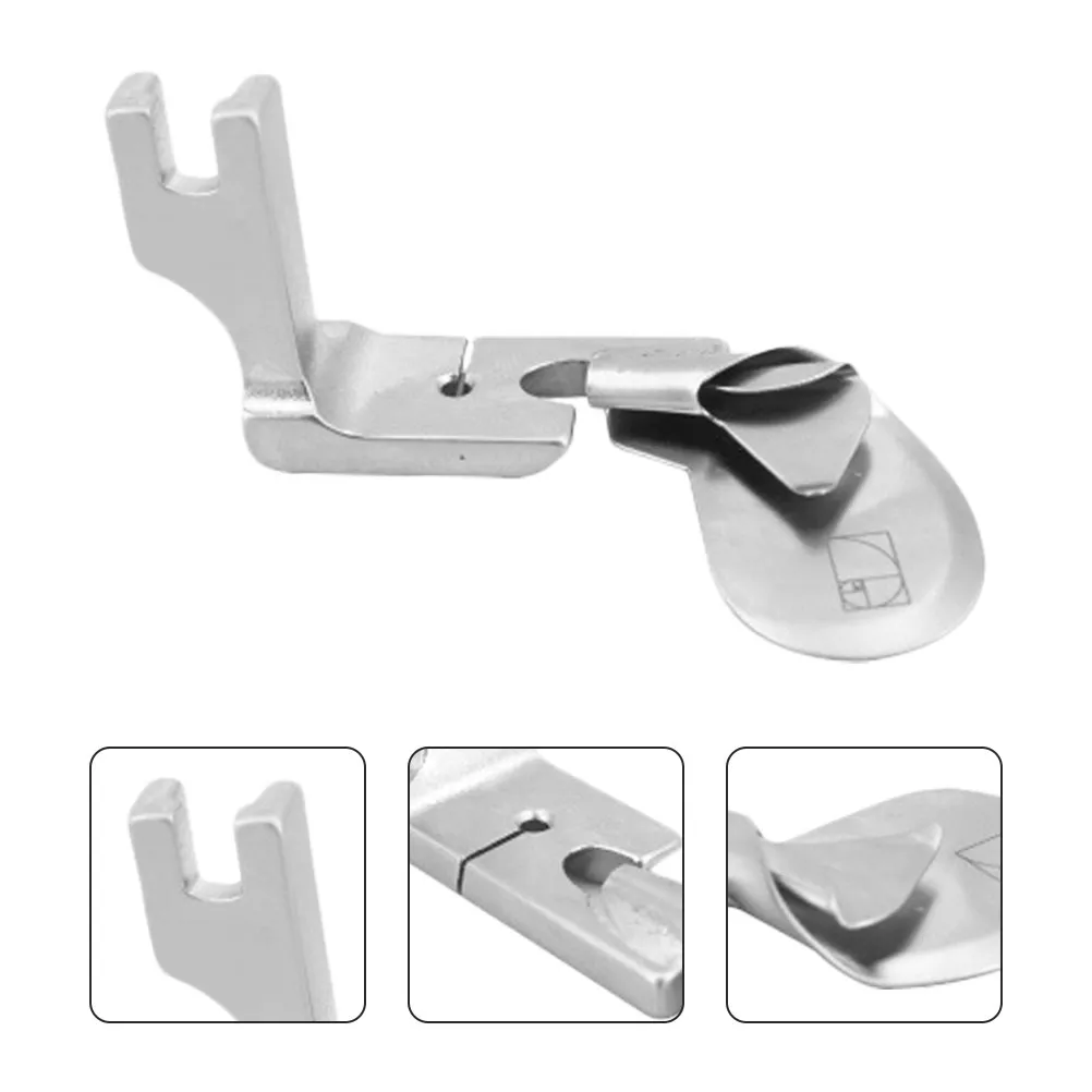 

Premium Stainless Steel Sewing Machine Binder Foot Easy Install Removal for Binding Edges Hemming Quilting Sewing Crafts