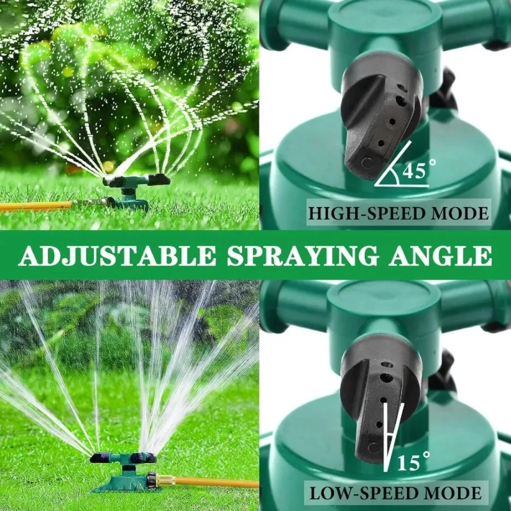 Sprinkler Nozzle 360 Degree Automatic Rotating Water Spray Garden Lawn Automatic Sprinkler Garden Watering Irrigation Supplies