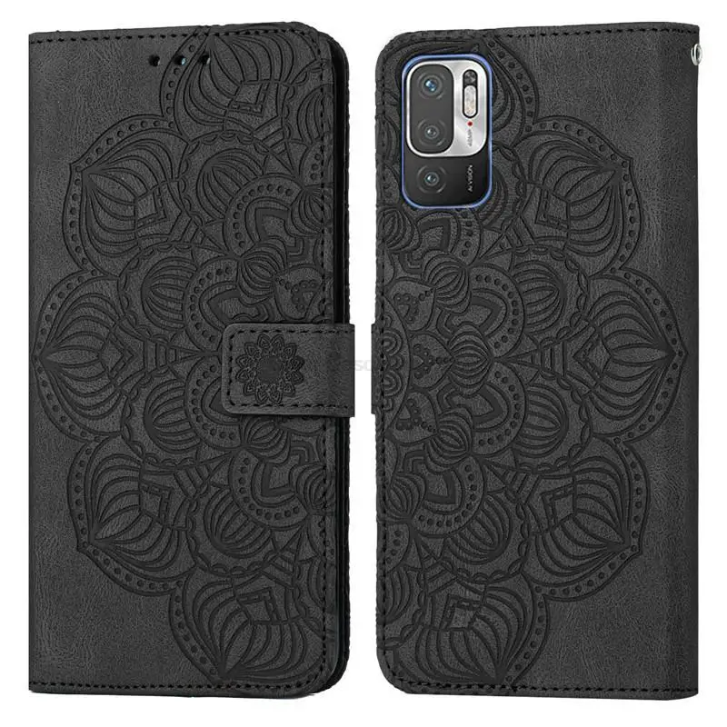 For Samsung A750 Flip Case Leather 360 Protect 3D Mandala Wallet Book Cover For samsung A 750 Case samsung a 750 Phone Cover