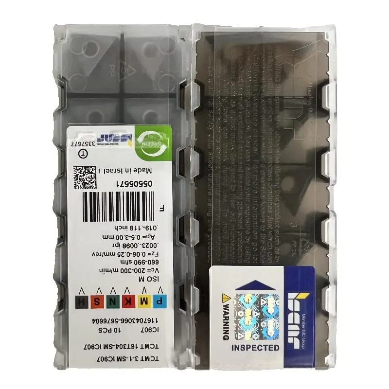 TCMT16T304-SM 정품 CNC 합금 블레이드, IC907, 10 개