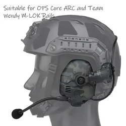 Casque DulBluetooth à réduction de bruit pour coque de noyau OPS et casque de M-LOK Wendy chasse tir réglage aste