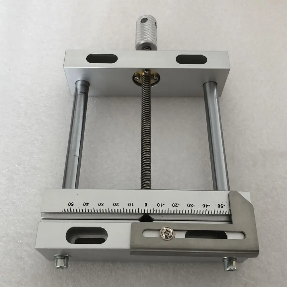 Imagem -05 - Alumínio Flat Tongs Vice Vise Parallel-jaw Parafuso Fixture Plain Vise Faça Você Mesmo Madeira e Metal Working 140 mm x 320 mm Qgg