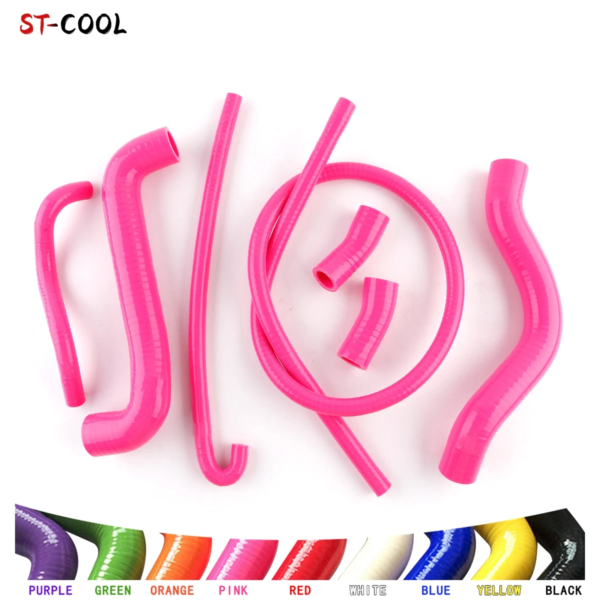 

FOR SUZUKI SV 650 S K1 K2 1999-2002 SV650S SV650 2000 2001 Radiator Silicone Tube Hoses Pipe Kit 7Pcs 10 Colors