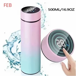 500Ml Bullet Double-Layer Stainless Steel Vacuum Thermos Coffee Tumbler Travel Mug Business Trip Water Bottle Tea Infuser Bottle