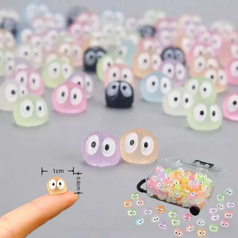 1-200PCS Cute Mini Car Dashboard Accessories  Rear View Mirror Decor Interior Ornaments Fairy Garden Halloween Christmas Gifts
