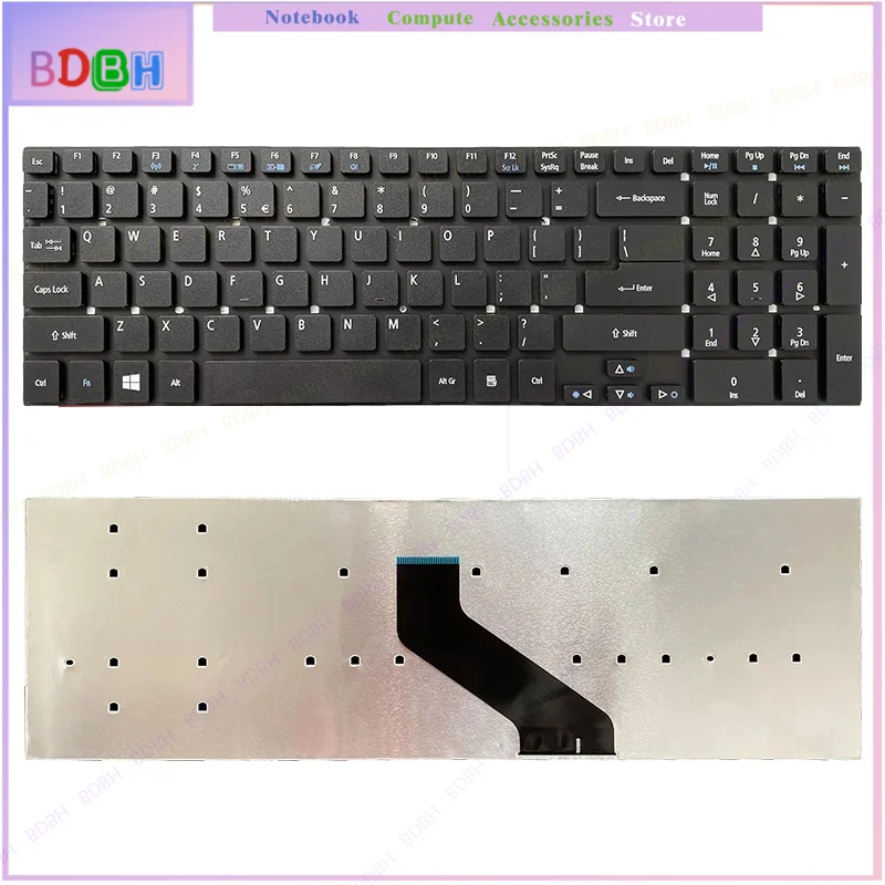 New Original Laptop Keyboard For ACER E5-571G 531 551 521G 511 V3-572G VN7-791G N15W4