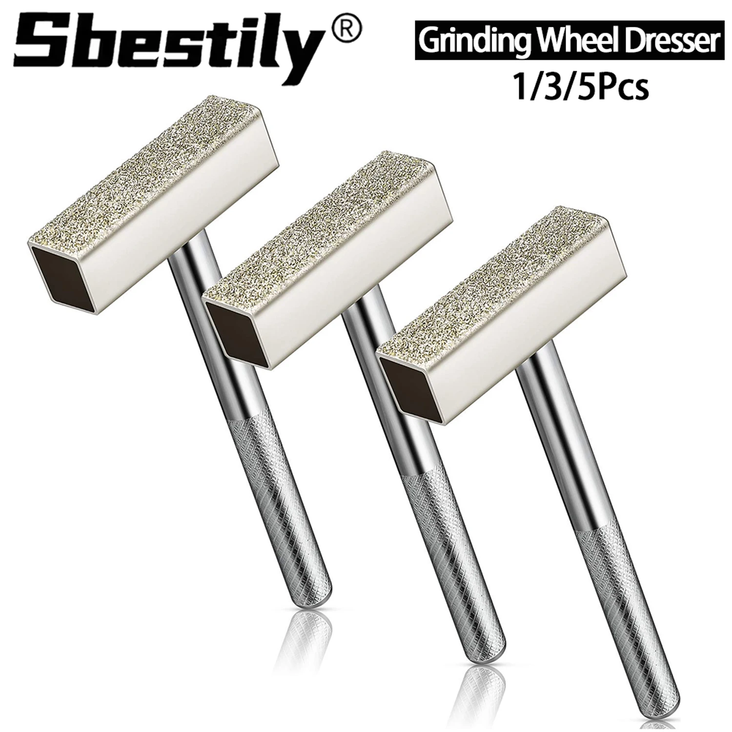 Gecoat oppervlak voor dressing slijpen en ontbramen 1/3/5 stuks slijpschijf dressoir gereedschap diamant wiel steen dressoir met diamant