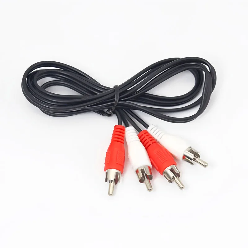 

Dual RCA to Dual RCA Audio Cable - 2 Male to 2 Male Stereo Interconnect for DVD TV CD Sound Amplifier