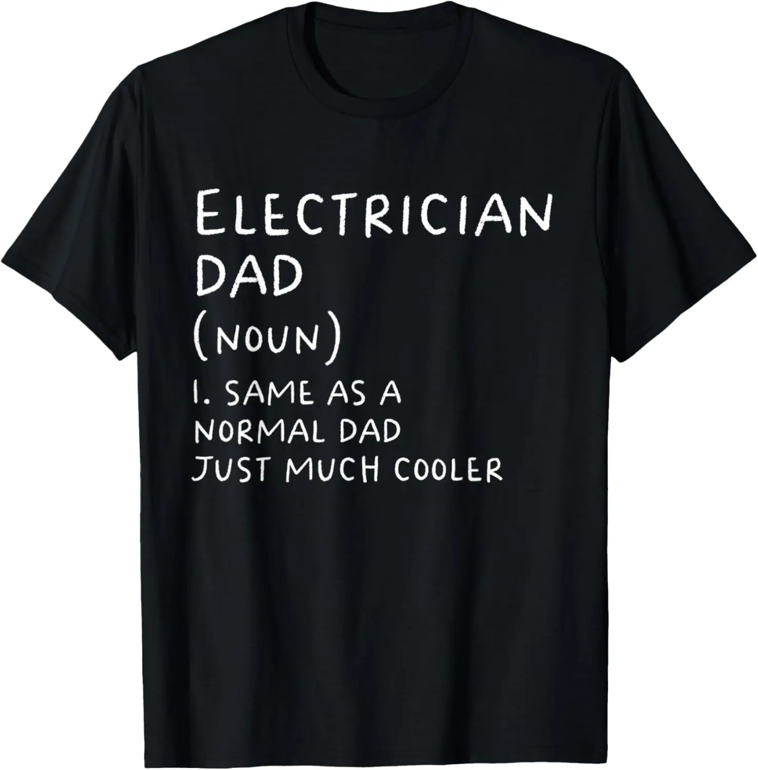 Electrician Dad Definition Funny Electricians T-Shirt