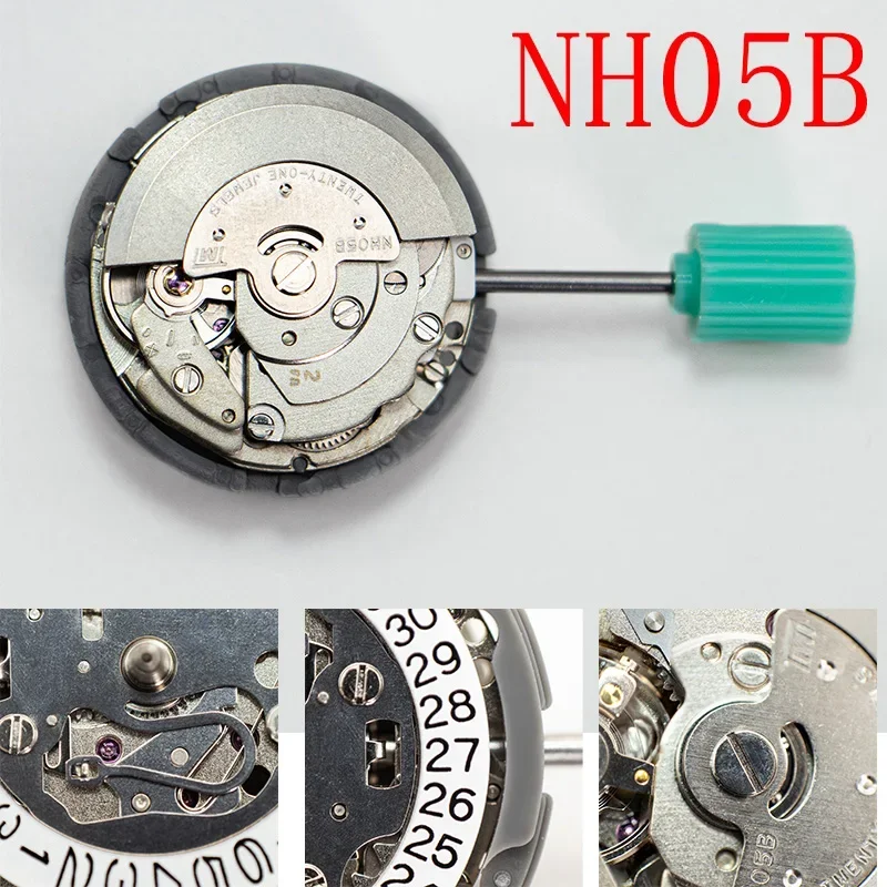 2027 HOT Imported Japanese NH05 Mechanical Movement, New NH05 Movement, 3 o'clock Malendar Watch Accessories