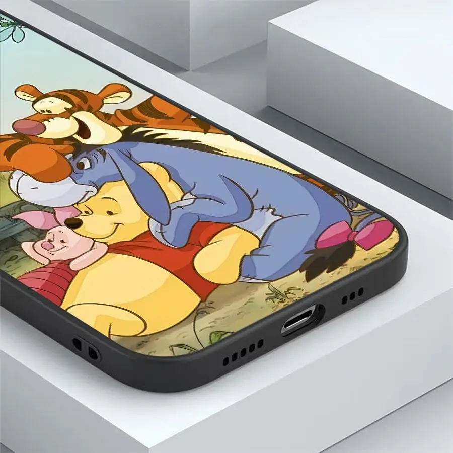 Disney Cartoon Pooh Mickey Family Phone Case for Samsung Galaxy Note 20 Ultra 10 Plus 10 Lite 9 8 S10 S9 S8 Plus soft shell