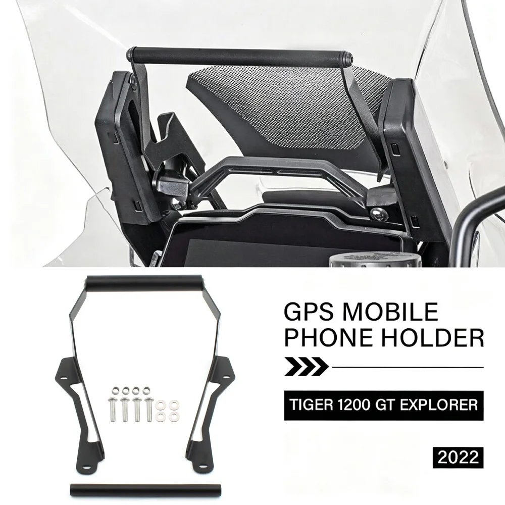 For Tiger 1200 Tiger 1200 Explorer tiger1200 1200GT 2022-2025 2026 Motorcycle GPS Navigation Mobile Phone Bracket Holder