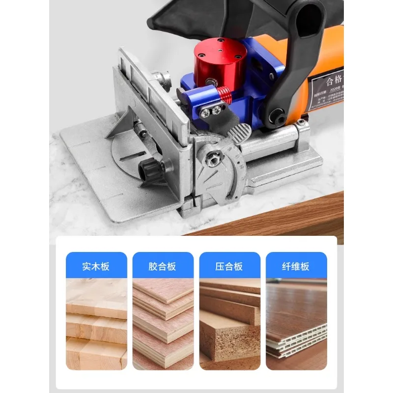 Portable Ramino Slotting Machine New Artifact Woodworking Furniture Wardrobe Multifunctional Invisible Connector 45 Degree