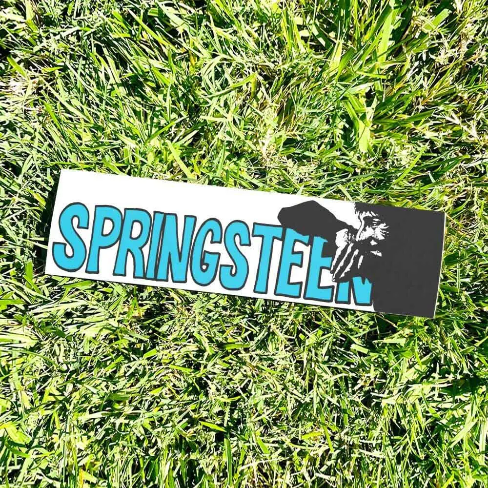 Bruce Springsteen Bumper Sticker - Music The BOSS Vintage Style - Vinyl 70s 80s - Bumper Stickers - Car Stickers