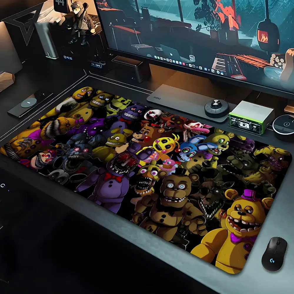 Fnaf Five-nights-At-Freddys Mouse Pad Xxl Mouse Pad 900x400 Kawaii Desk Mat Gamer Accessories Computer Offices Mousepad Keyboard