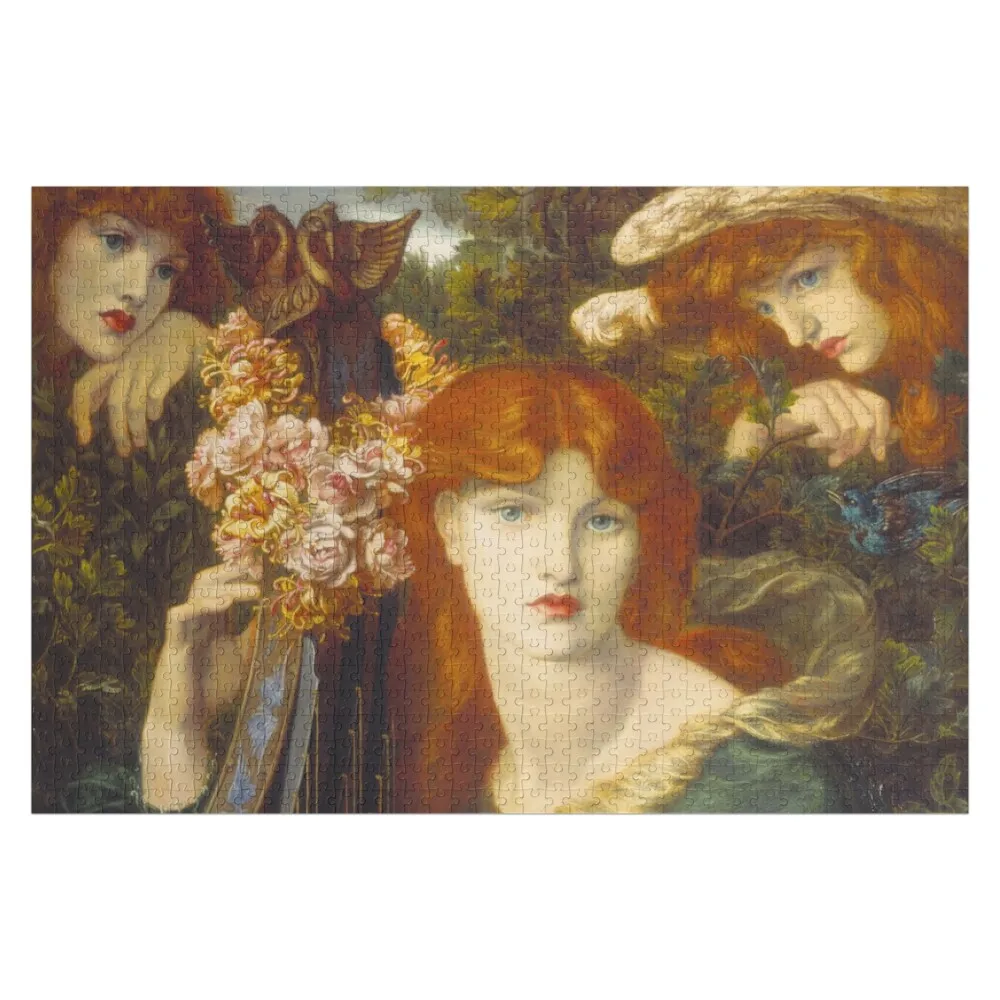 

Пазл-головоломка La Ghirlandata (1873) Дантэ Габриэля Розетти, детская игрушка, пазл с именем на заказ, детская игрушка-пазл