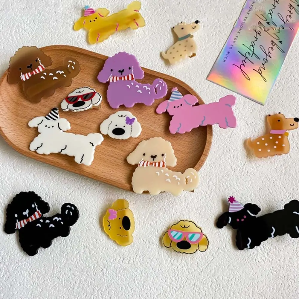 

Animal Dog Cartoon Puppy Duckbill Clip Japanese Style Korean Style Children Hair Clip Headwear Bangs Side Clip