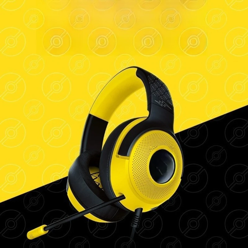 

Head mounted wired USB V3 gaming headset microphone