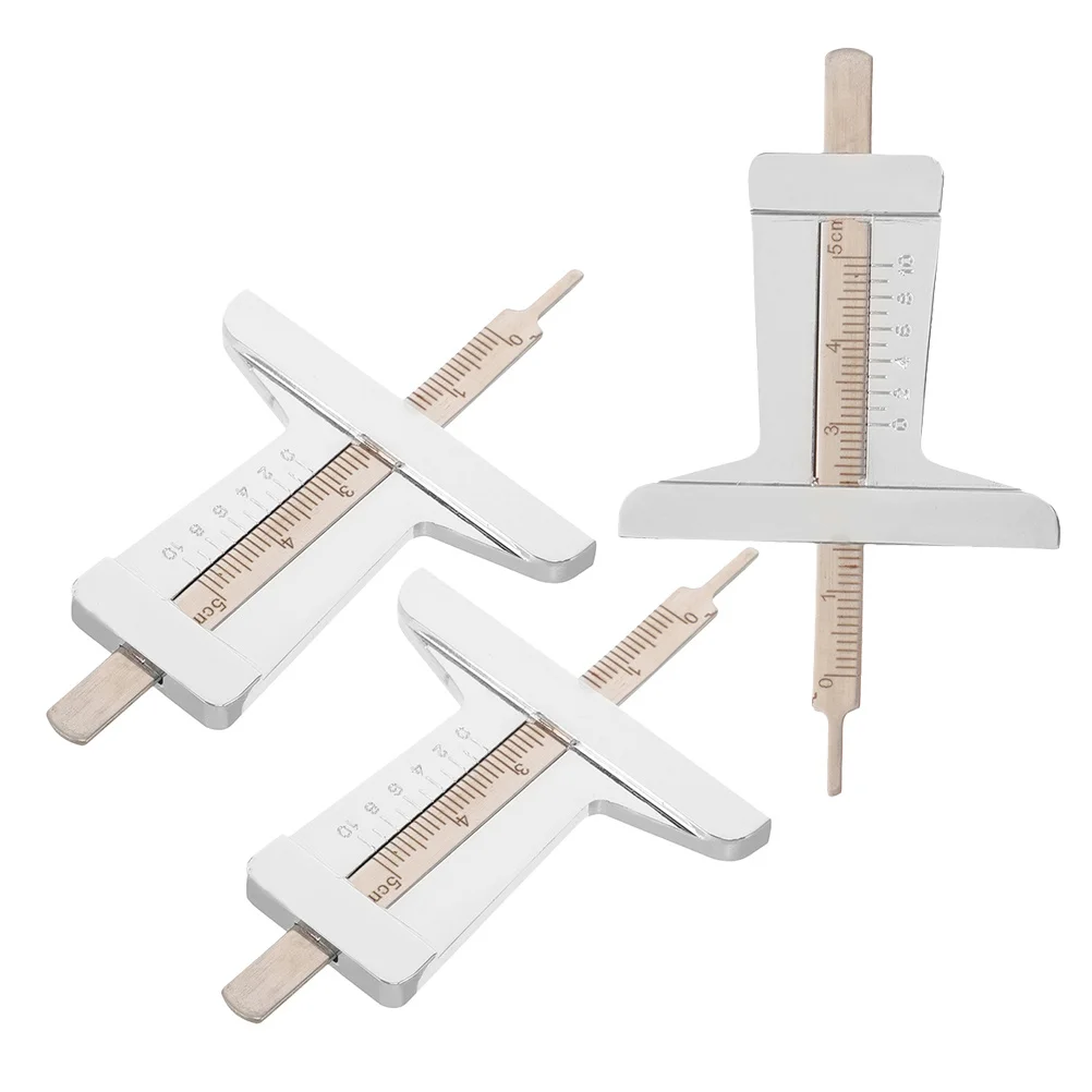 

3Pcs Tire Depth Gauge Digital Stainless Steel T-Shaped Design for Cars Trucks Suv Measuring Tool Tire Tread Depth Gauge