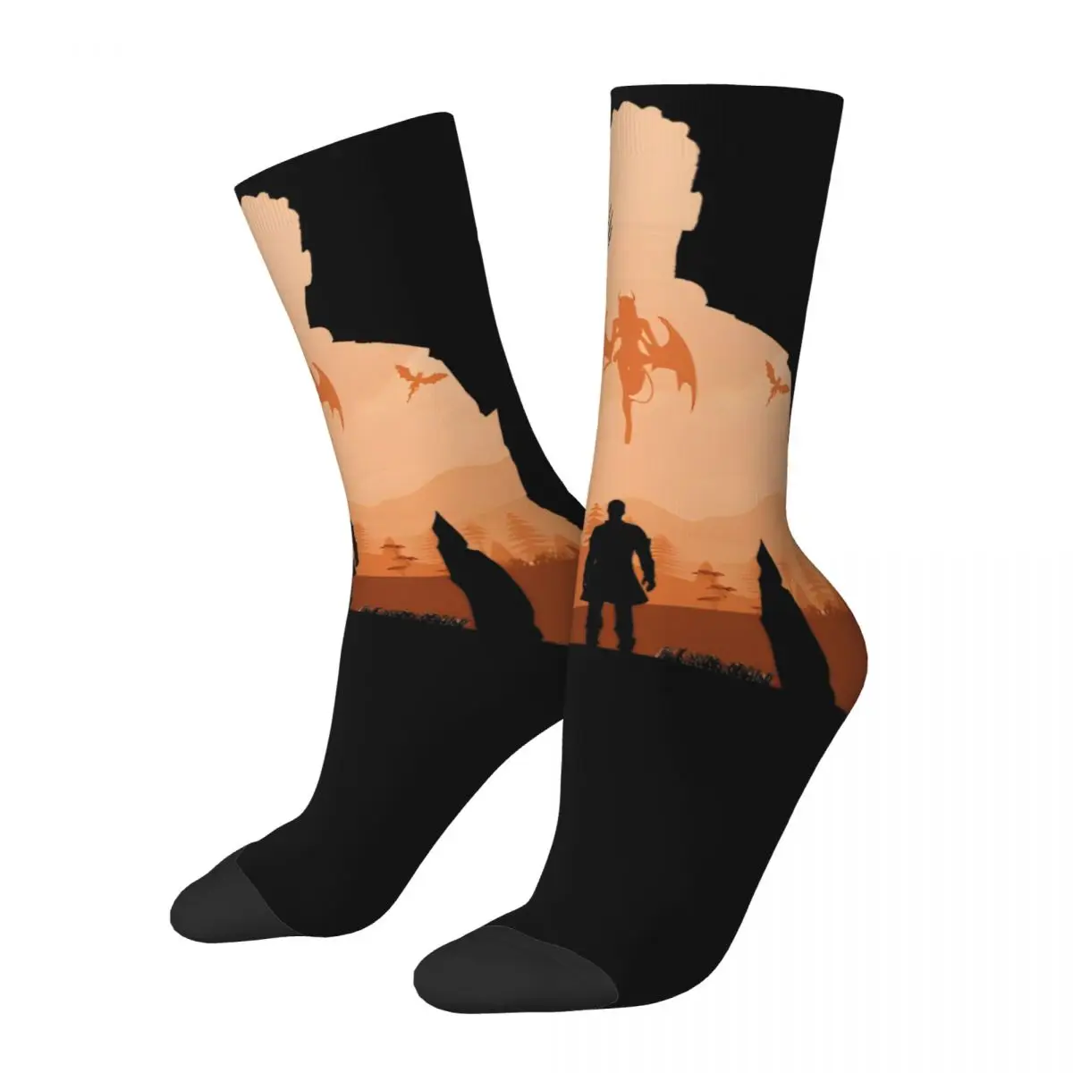 Baldurs Gate 3 Wyll Socks Winter Shadowheart Bootleg Stockings Kawaii Men Soft Socks Design Running Anti-Slip Socks