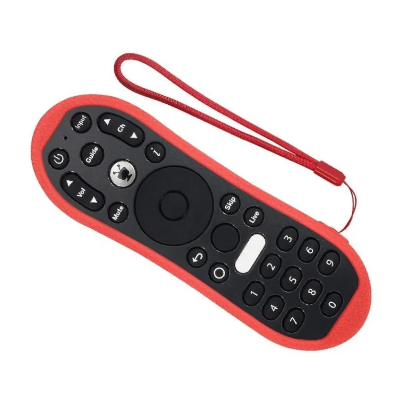 Protective Silicone Case For Tivo Stream 4K Remote Control Anti-Slip Red Cover-[A22I Store]