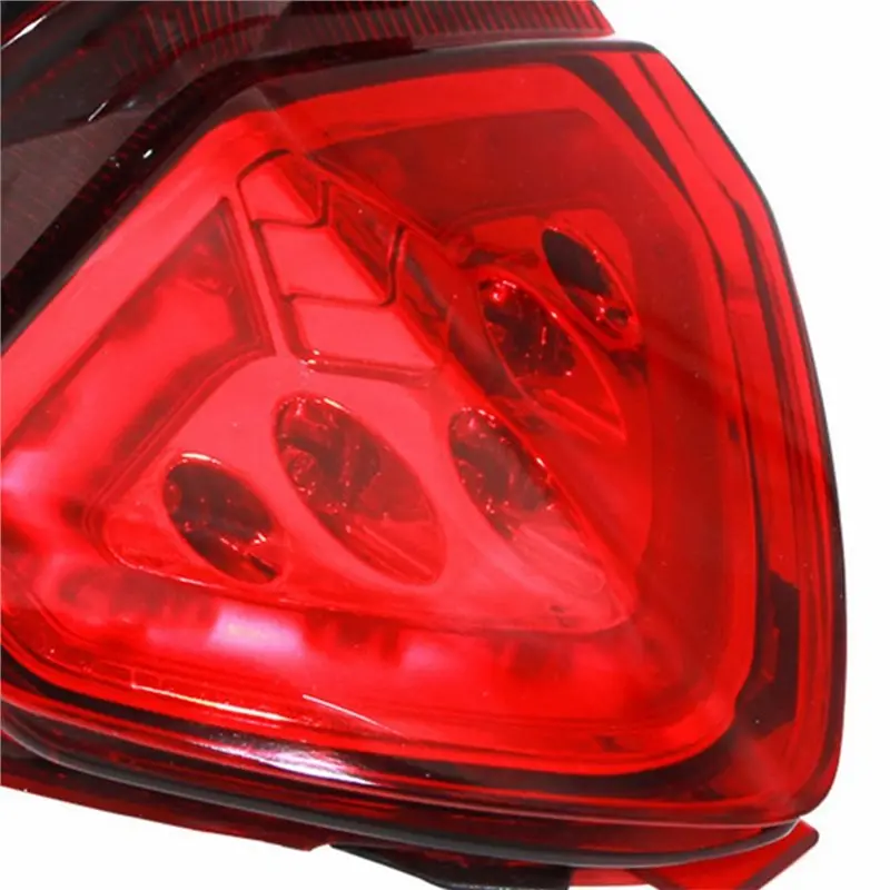 دراجة نارية مصباح ليد خلفي بدوره إشارة ضوء الفرامل Lmap لهوندا CBR500R CBR500X CBR500F 2013- أحمر