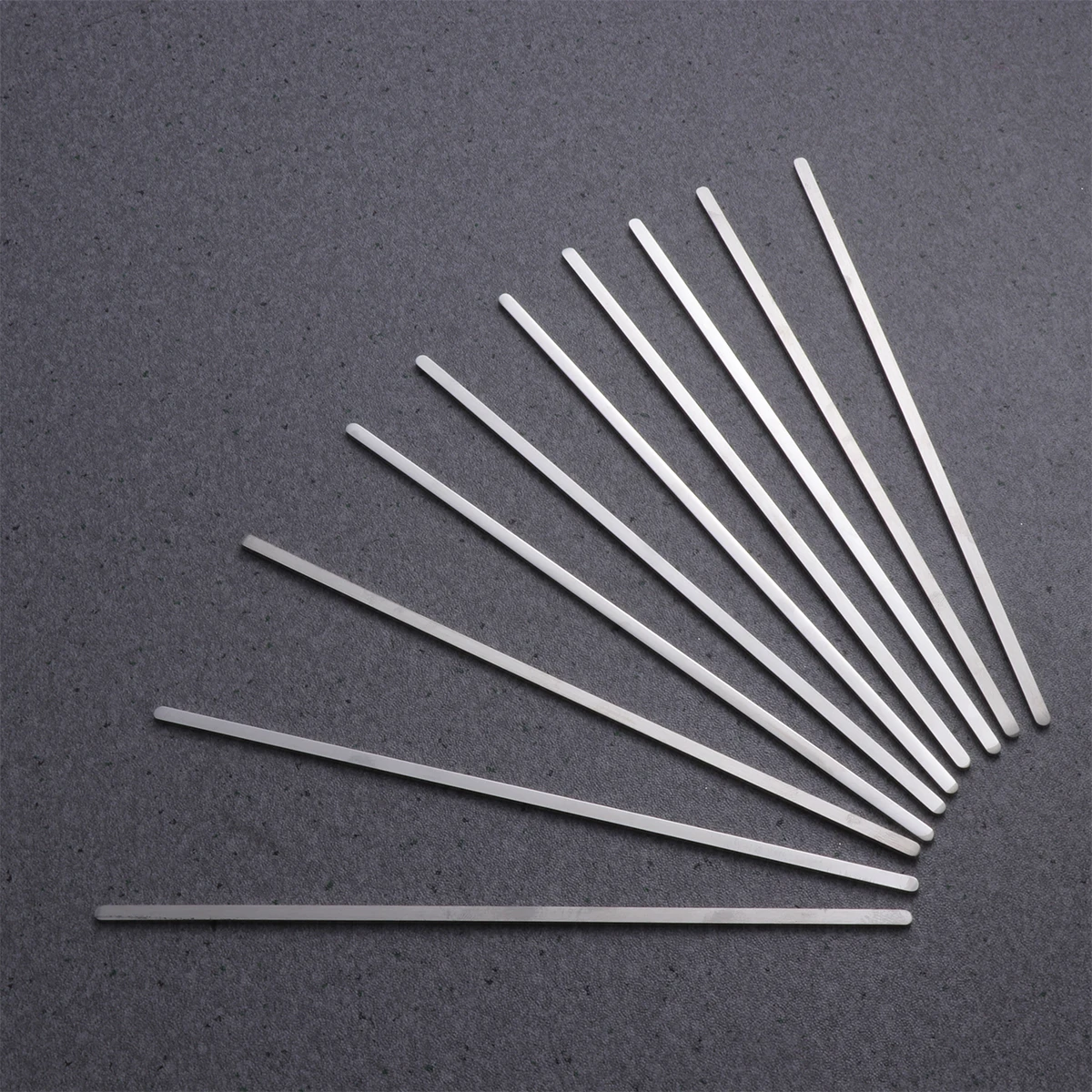 10PCS Stainless Steel Bracelet Strips AntiRust Durable FinePolished Smooth DIYOpen BraceletMaking Accessories JewelryCraft Gifts