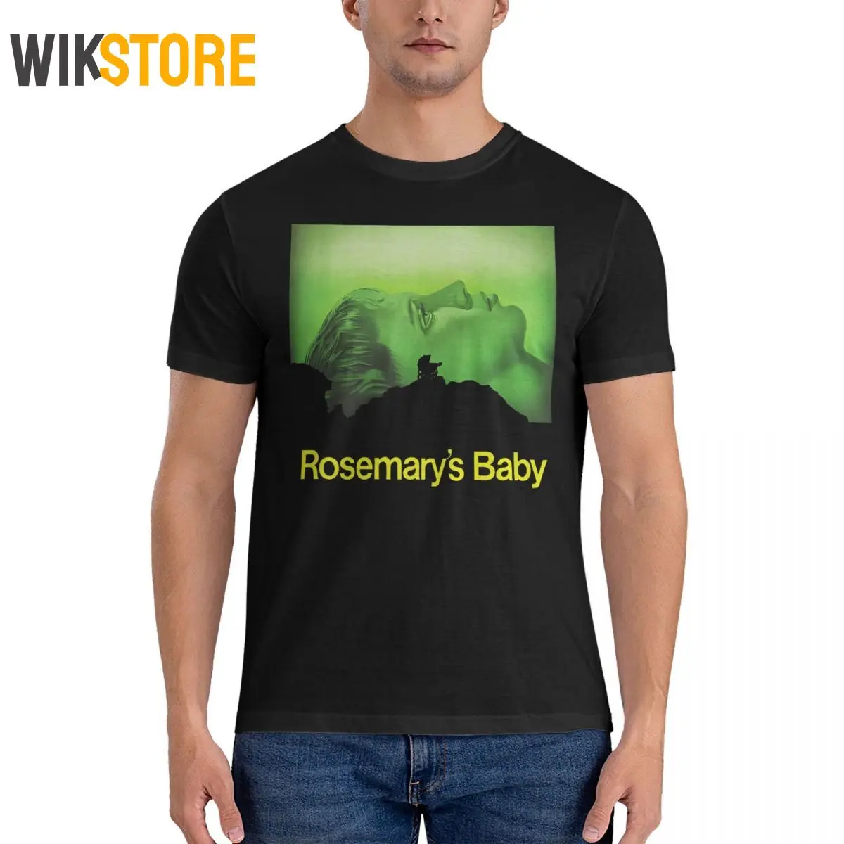 

Мужские футболки, новинка, ужасная хлопковая футболка, детские футболки с коротким рукавом R-розмарин, топы с круглым вырезом, Новое поступление, мужские футболки