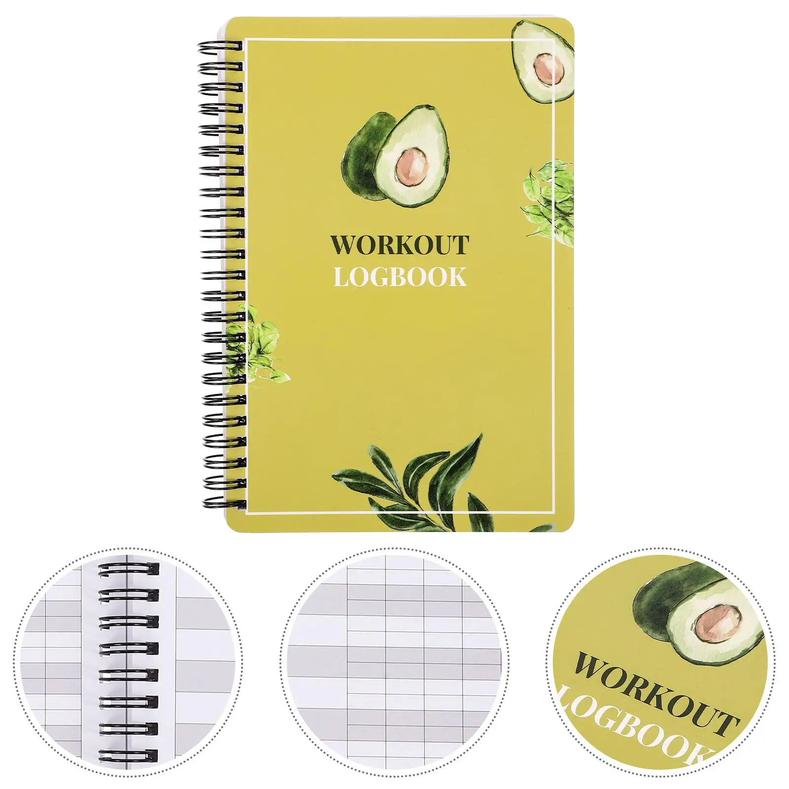 Workout Notebook Fitness Journal for Women Men Exercise Planner Gym Log Books Paper Diary Tracking Health Goal Routine