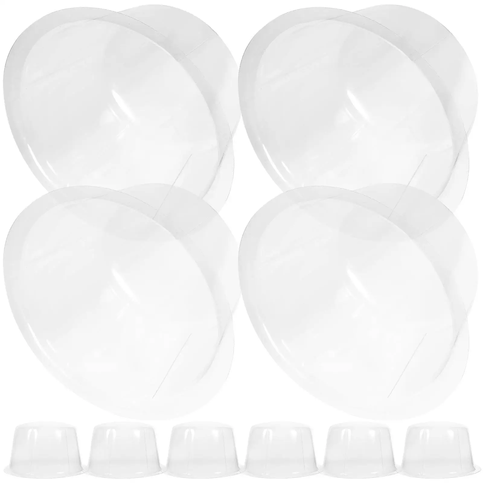 

10 Pcs Hat Inner Support Shaper PVC Baseball Cap Insert Stand Rack for Travel Storage Display Home Use M Size 56 58cm