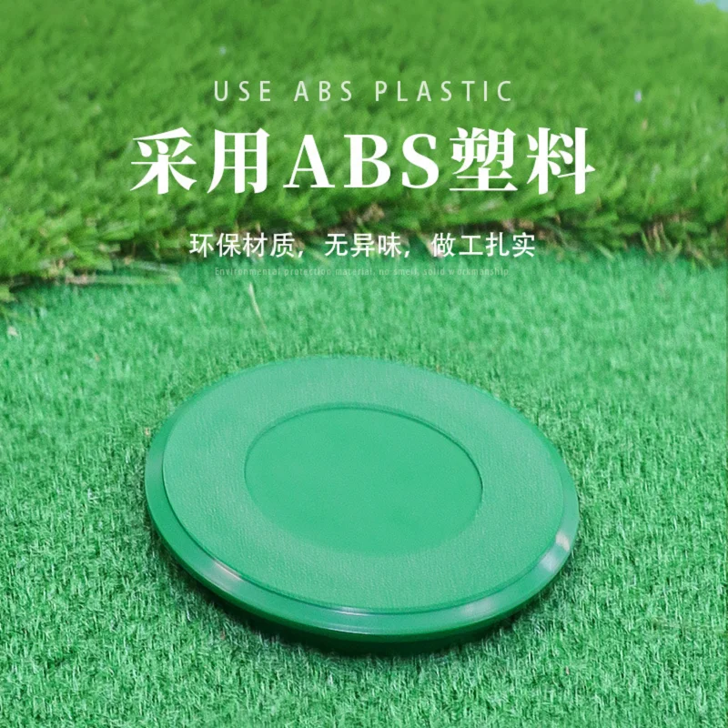 Golf Training Target Putting Putter Hole Cup Lid White Plastic Yard Garden Backyard Practice Cups Indoor Outdoor Grass Insert