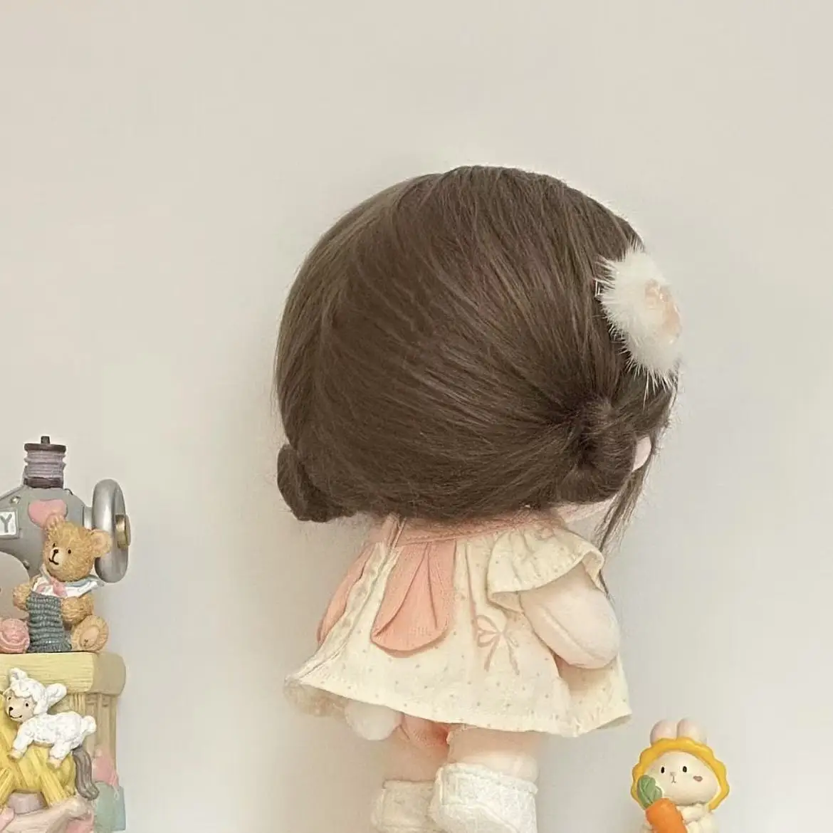 ティーゼリー フフシリーズ「リトルナップラビット」20cm綿人形、ベビー服、パジャマはありません