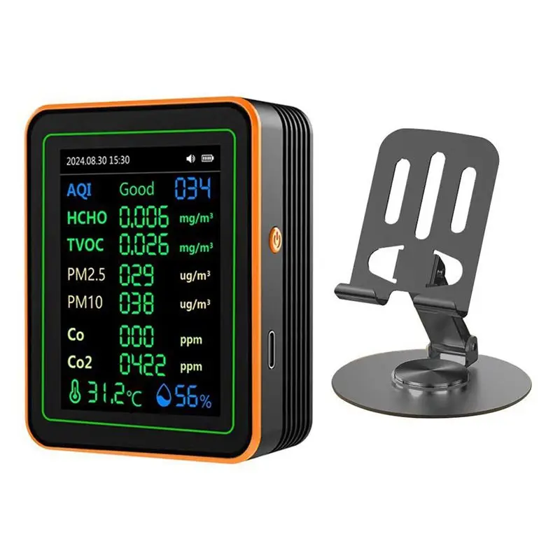 ac57-空気質12in1空気質テスター温度湿度計co-co2-hcho-tvoc-aqi-pm25-pm10