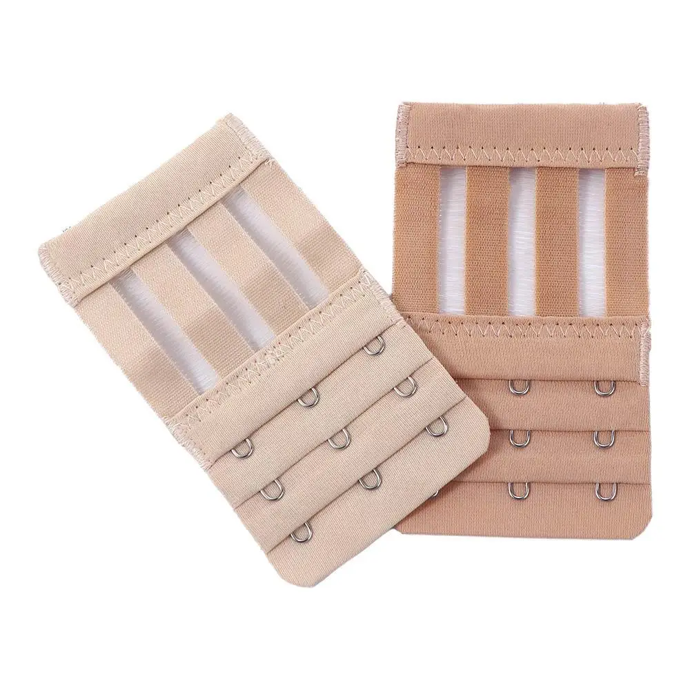 With Buckle 3 Hooks 3 Rows Women Lingerie Strap Bra Extension Buckle Intimates Accessories Bra  Extenders Strap Lingerie Strap
