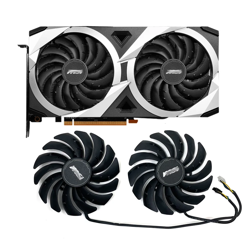 

New original 95MM PLD10010B12HH RX 6700 6750 MECH 2X GPU fan for MSI MECH Radeon RX 6600, 6600 XT, 6700 XT cooling fan