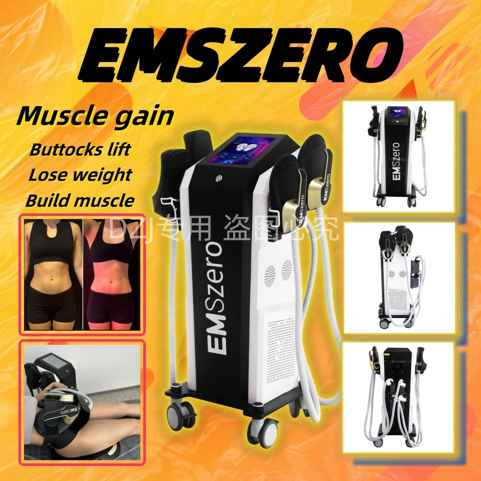 

Muscle Stimulator Body Sculpting EMSzero Machine 4 Handles RF 200Hz Fat Burning Commercial/Home Use Machine 2025