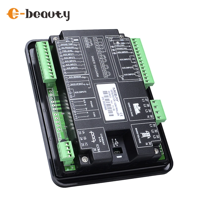 Dc60d Dc70d Mebay وحدة تحكم إلكترونية لوحة المولدات مجموعة معلمات التحكم