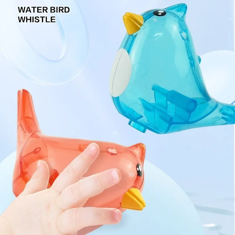 1 個面白い鳥笛子供用水鳥笛おもちゃ、サウンドメーカー子供の漫画の楽器のおもちゃ笛鳥